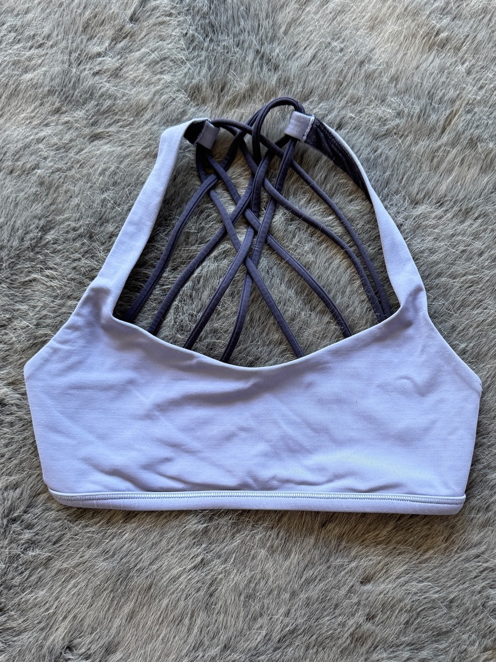 Lululemon Strappy Back Sports Bra - Lavender. “Free to be Sports Bralette”